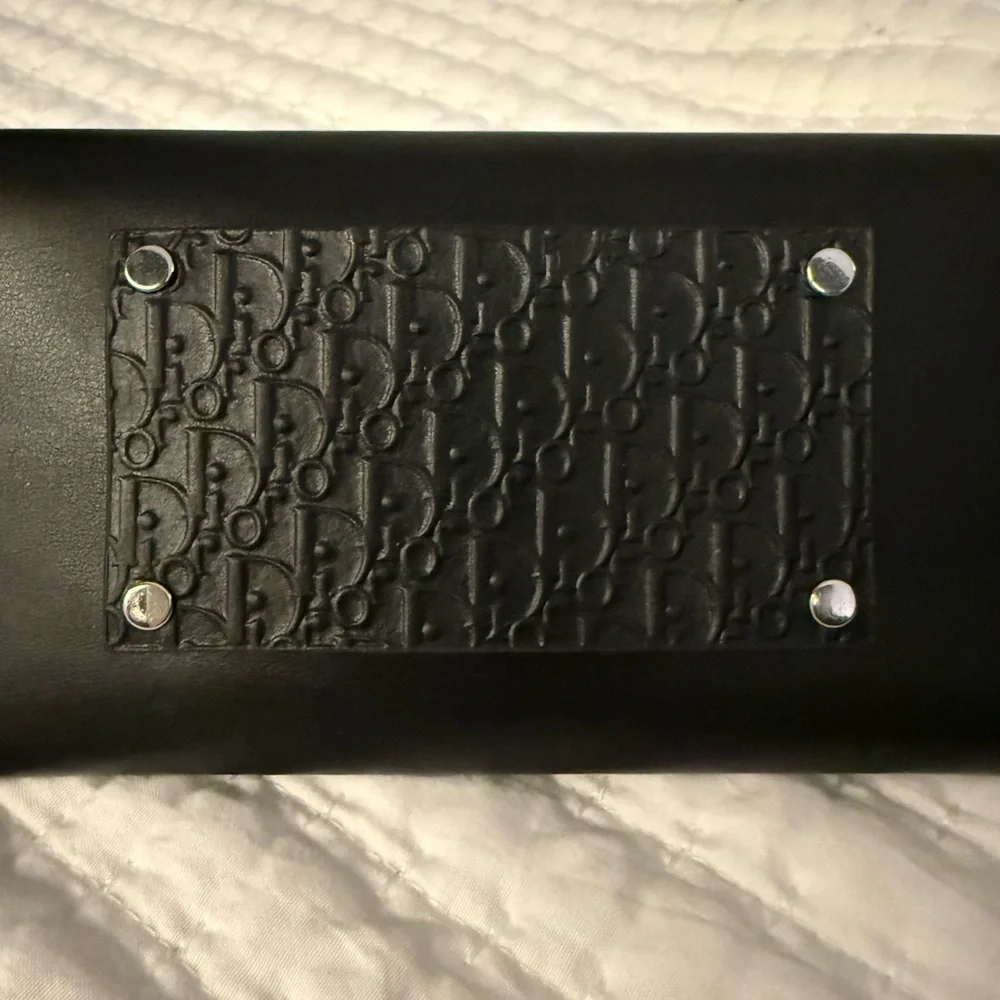 Dior Shield Sunglasses Dark Blue Lens with Gold Emblem - Picture 7 of 8